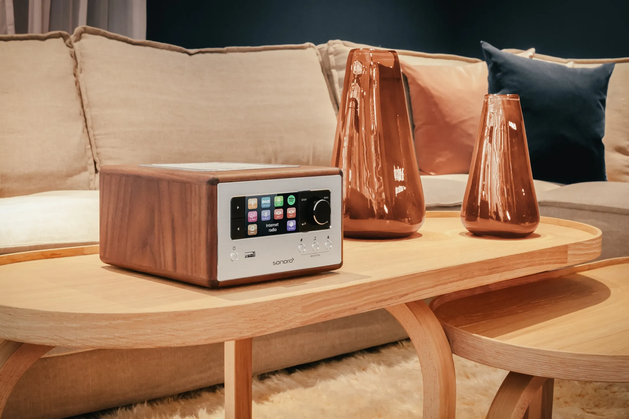 SONORO Internet radio SO-810 V2 RELAX - Hazelnut image