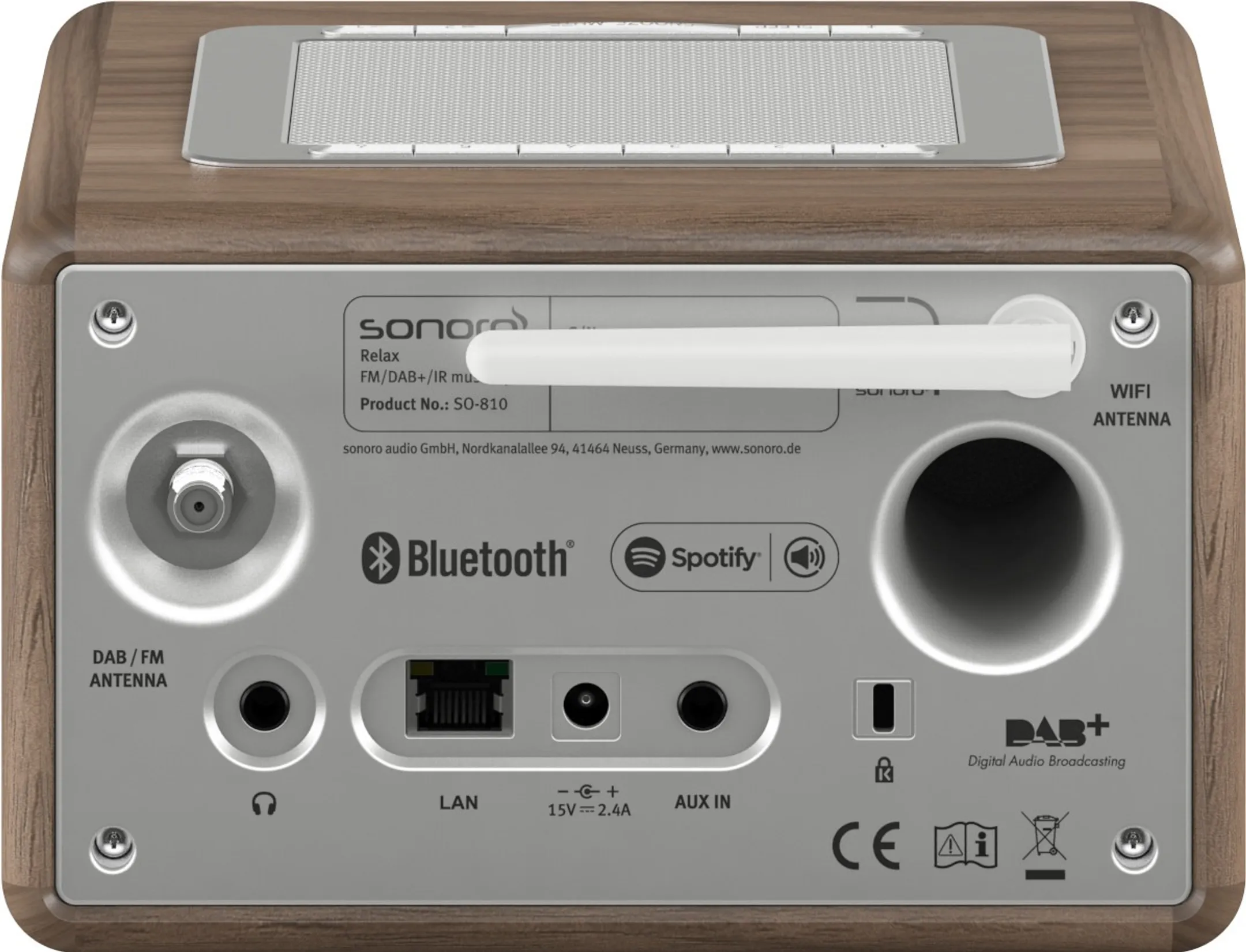 SONORO Internet radio SO-810 V2 RELAX - Hazelnut image