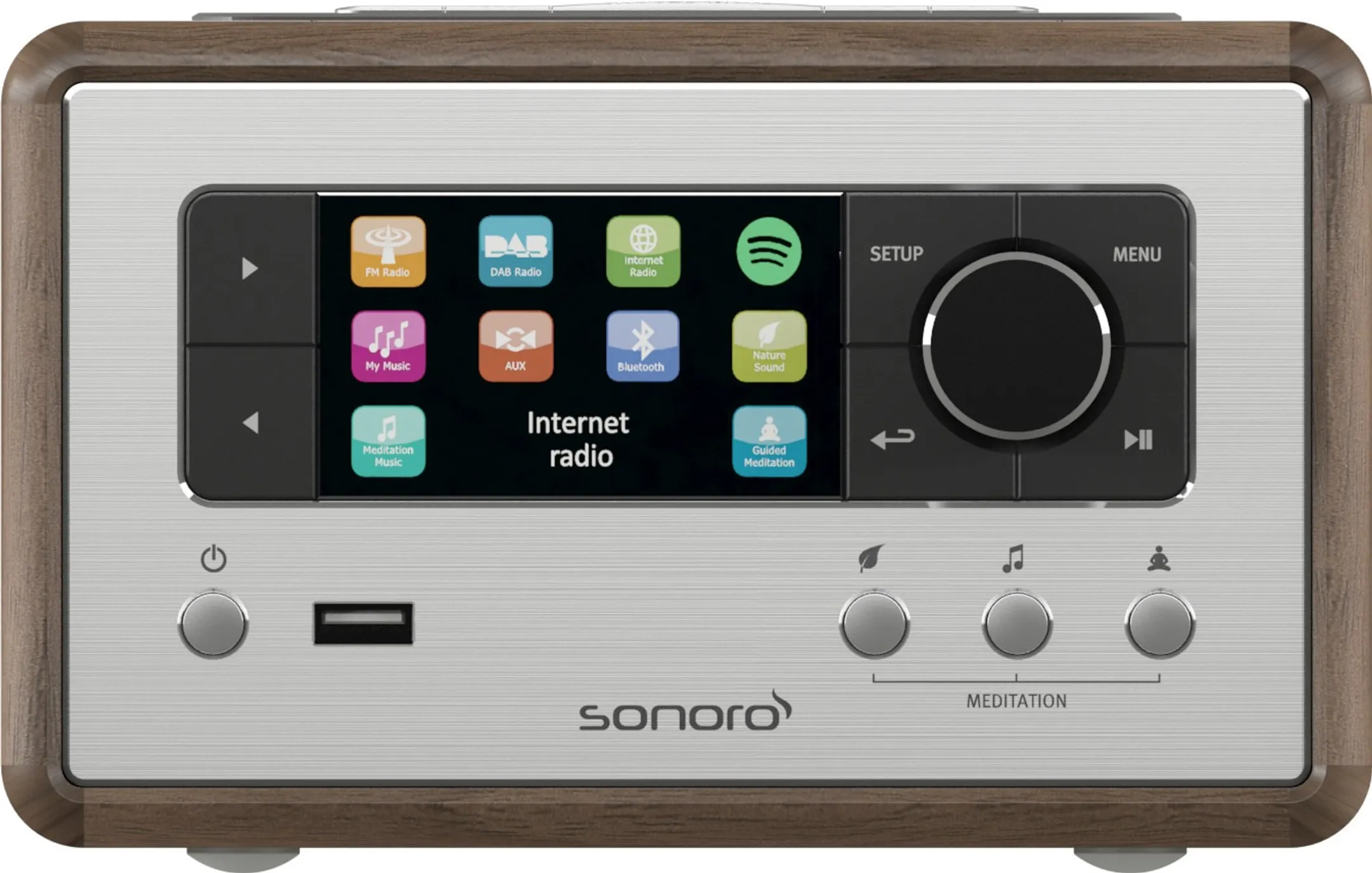SONORO Internet radio SO-810 V2 RELAX - Hazelnut image