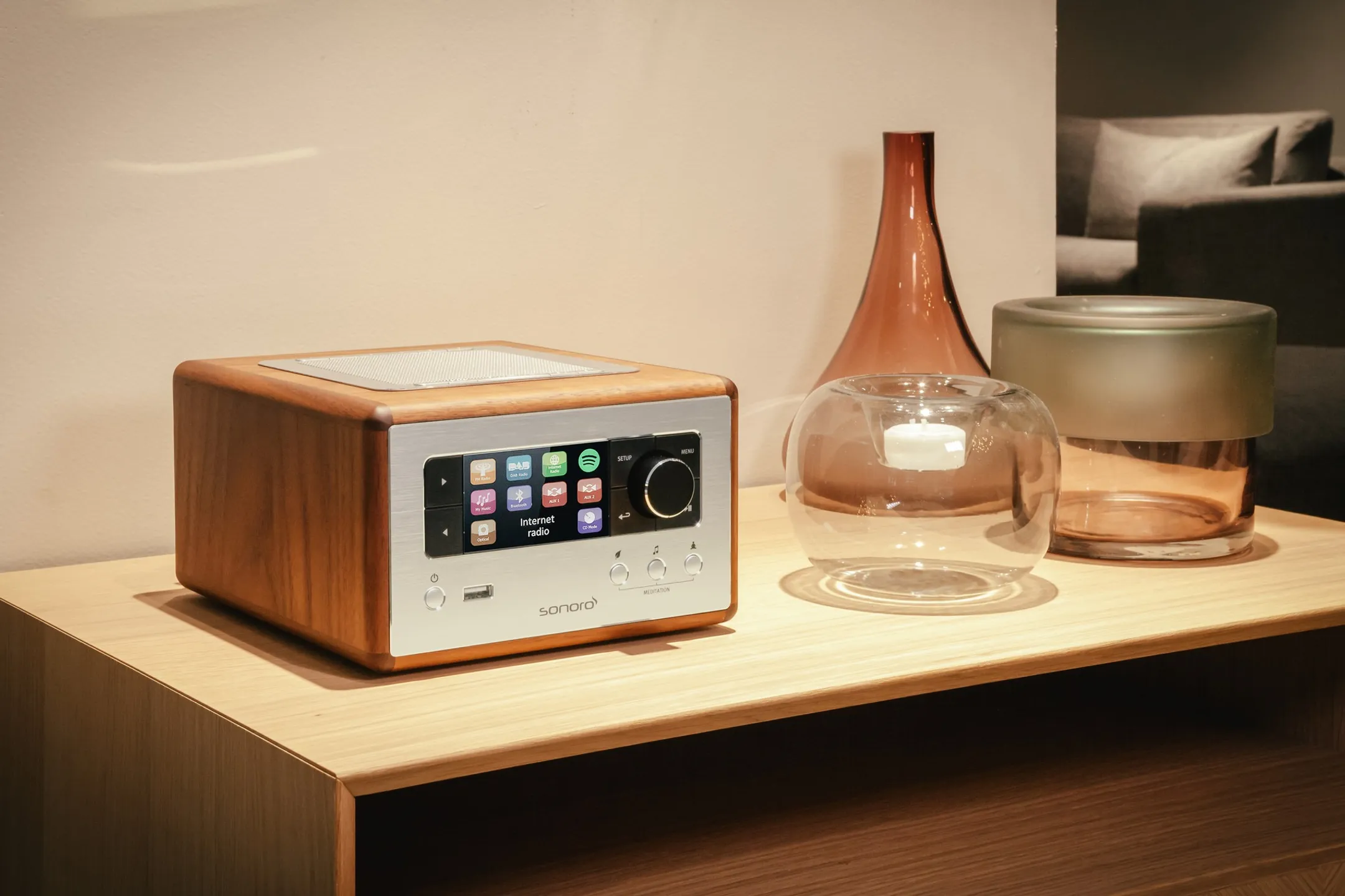 SONORO Internet radio SO-810 V2 RELAX - Hazelnut image