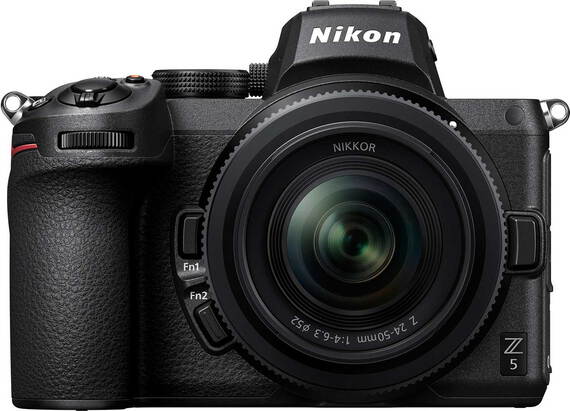 Nikon Z5 + objectif zoom NIKKOR Z 24-50 mm f/4-6.3 + adaptateur monture FTZ