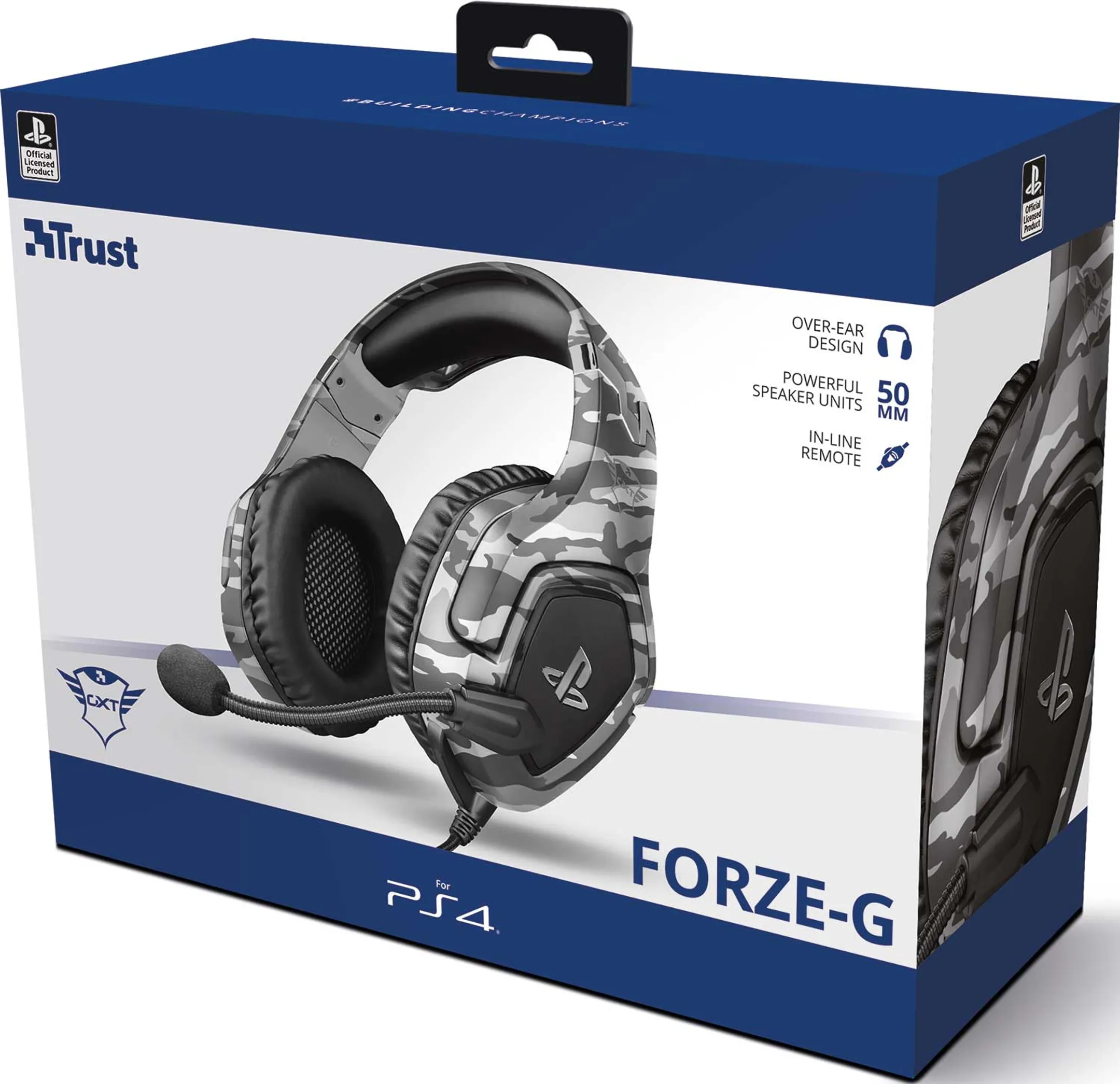 Trust Casque gaming GXT 488 Forze-G PS5 - Gris image