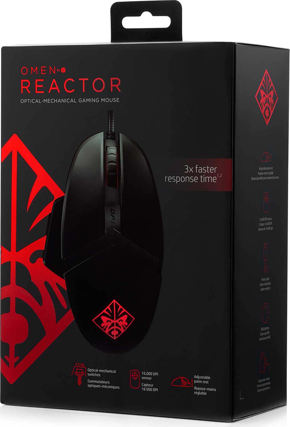 HP Gaming Mouse OMEN Reactor Black HIFI international