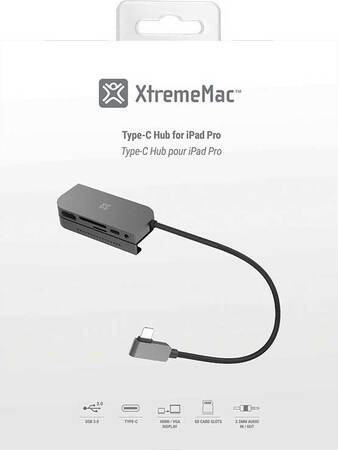 Xtrememac Hub USB C Multiport pour iPad Pro ou MacBook