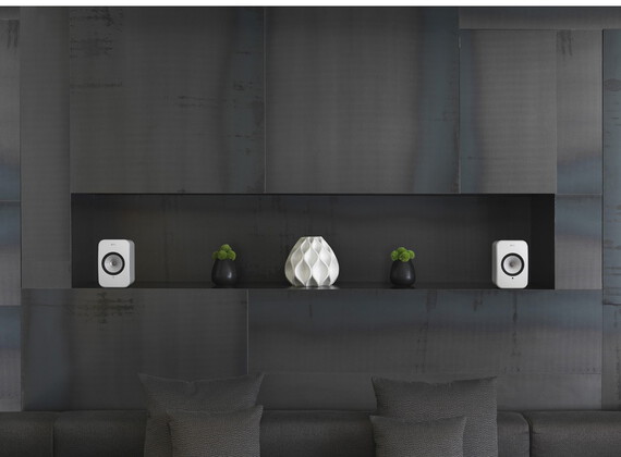 KEF LSX Enceintes sans fil Blanc (Paire)