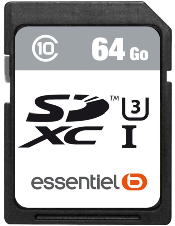 ESSENTIEL-B Carte SD 64Go SDXC Performances