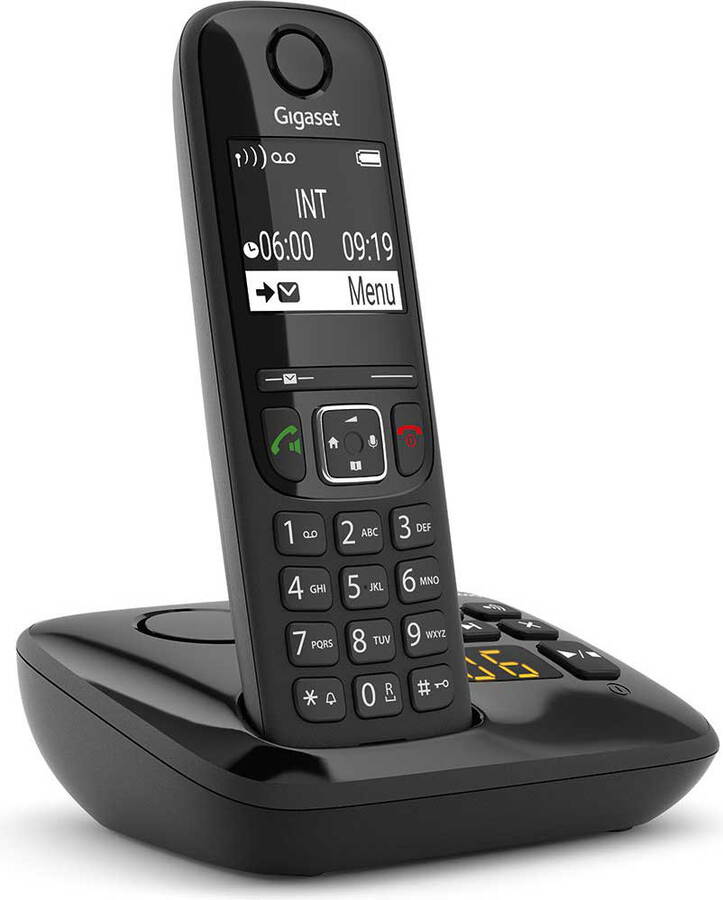 Gigaset AS690AR Duo Noir avec répondeur
