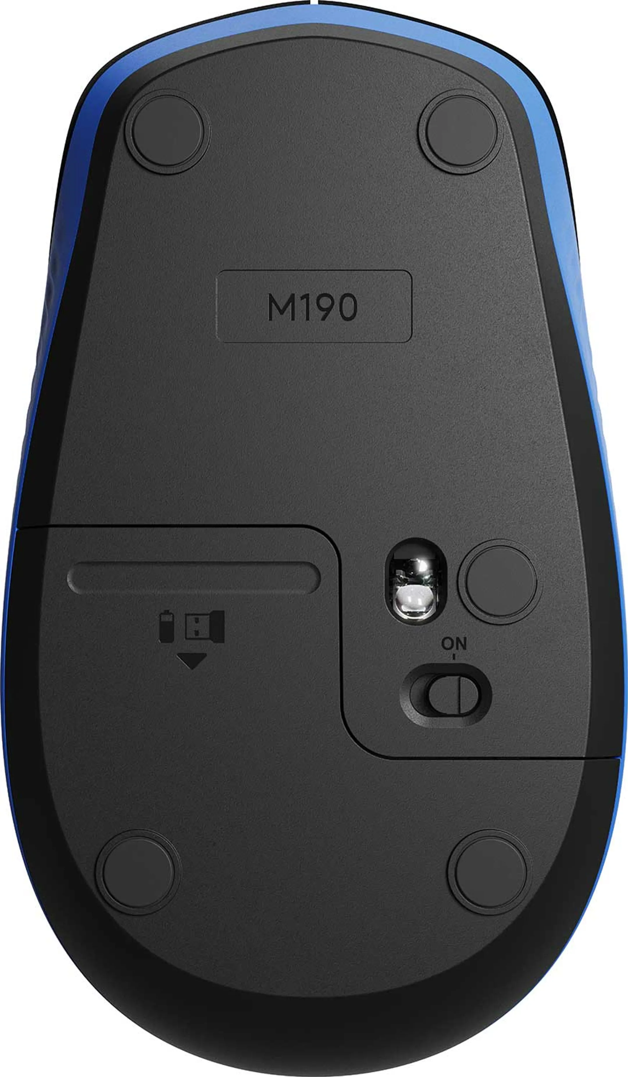 Logitech Souris sans Fil M190 - Bleu image