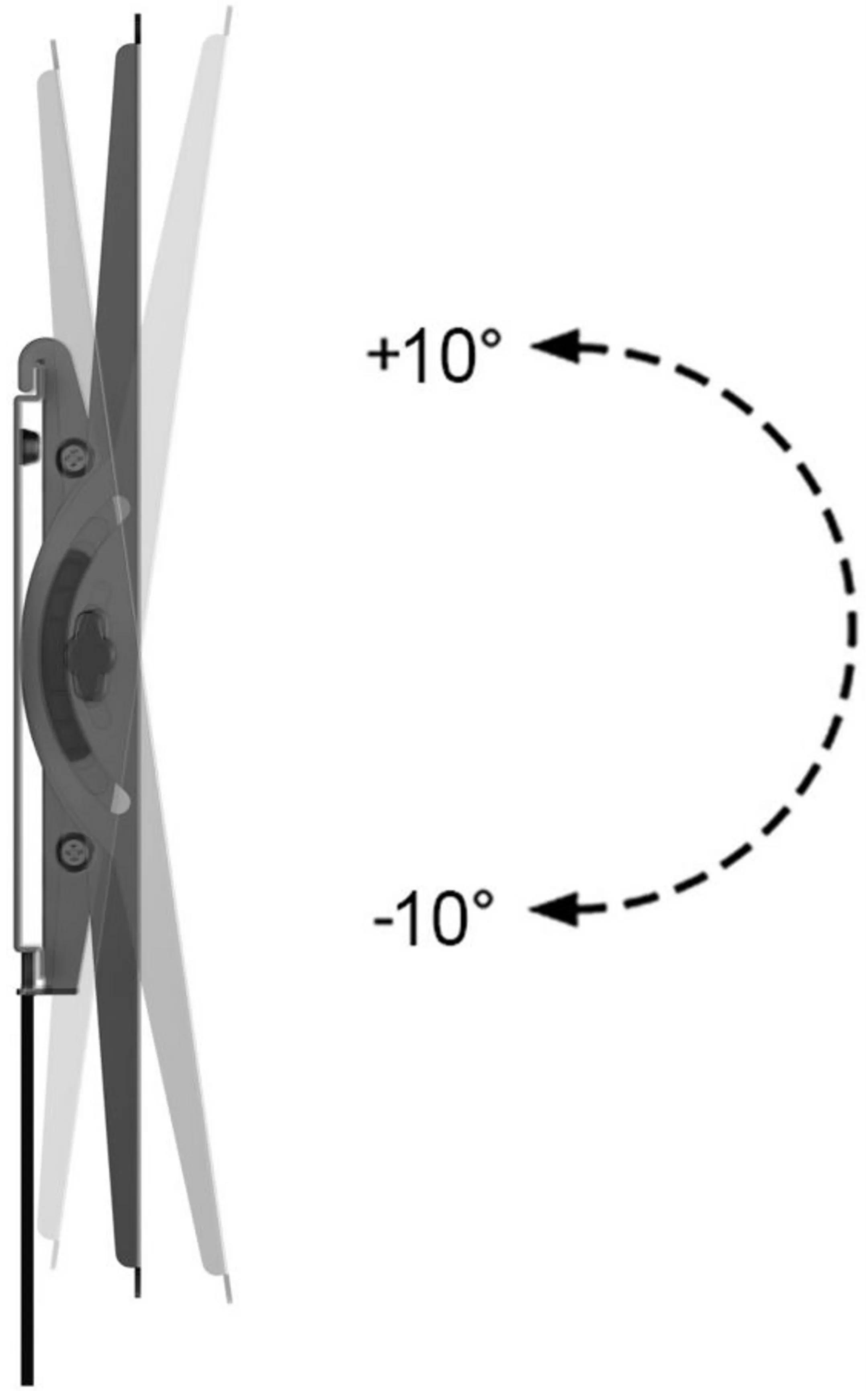 ESSENTIEL-B Stützmauer Inclin'TV - 32-75 Zoll image