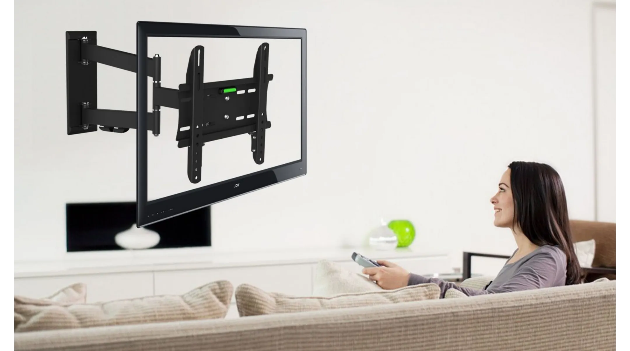 ESSENTIEL-B Wandhalterung TV Mouv'TV 19-28'' Schwarz image