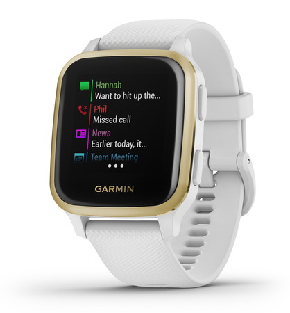 Garmin Venu Sq - White/Light Gold
