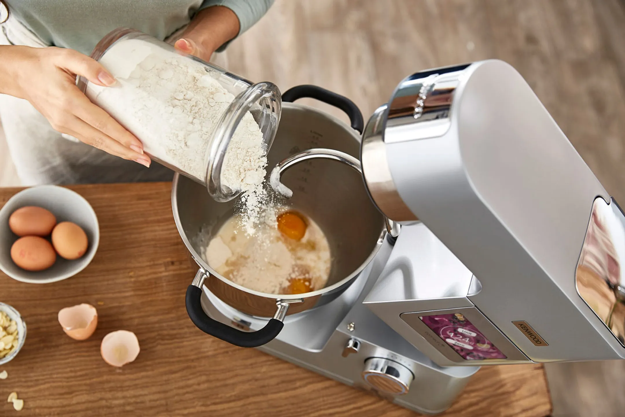 Kenwood Robot de cuisine Cooking Chef XL avec balance intégrée et fonction de cuisson KCL95.424SI image