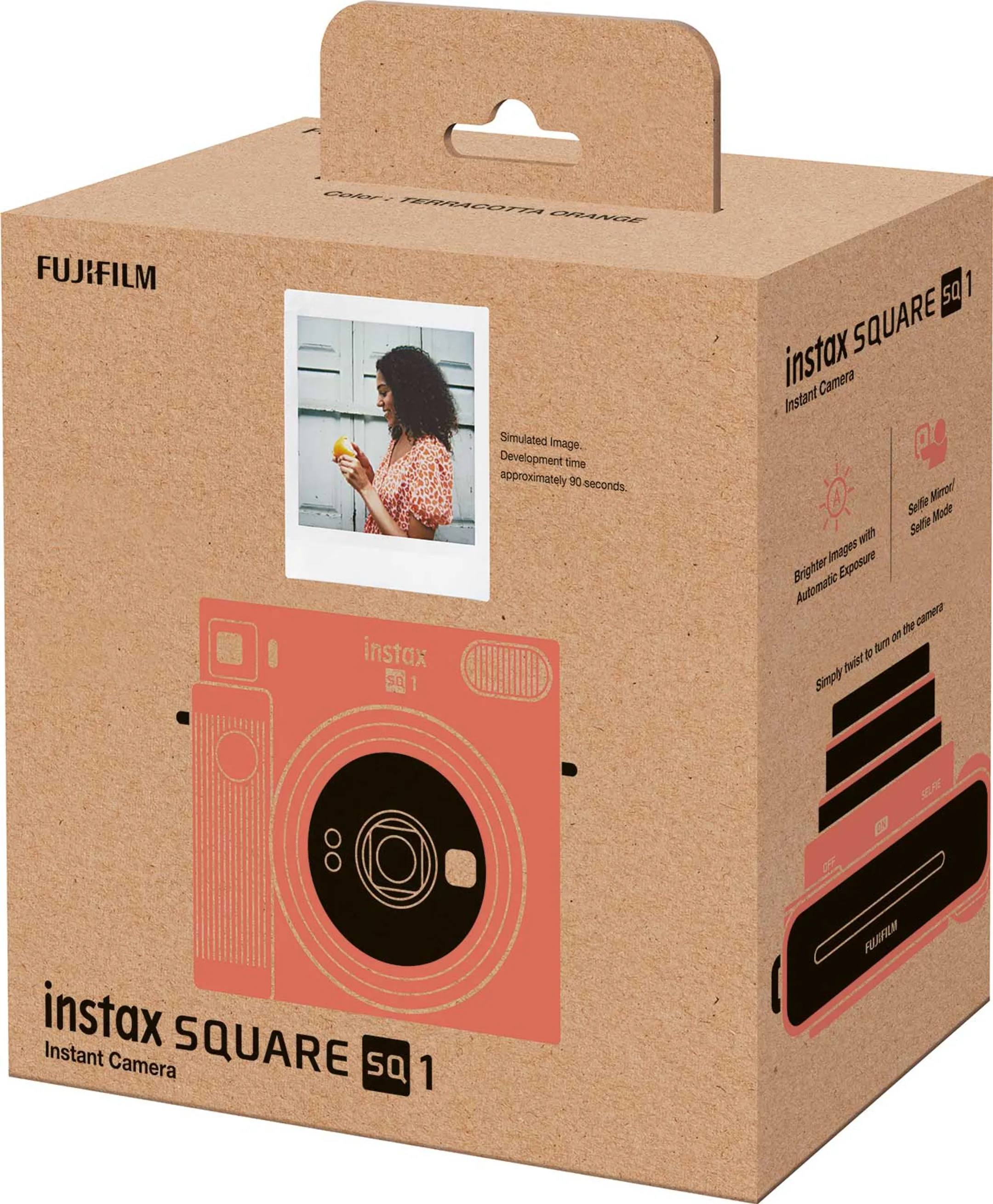 Fujifilm Instax Square SQ1 portable camera - Orange Terracotta image