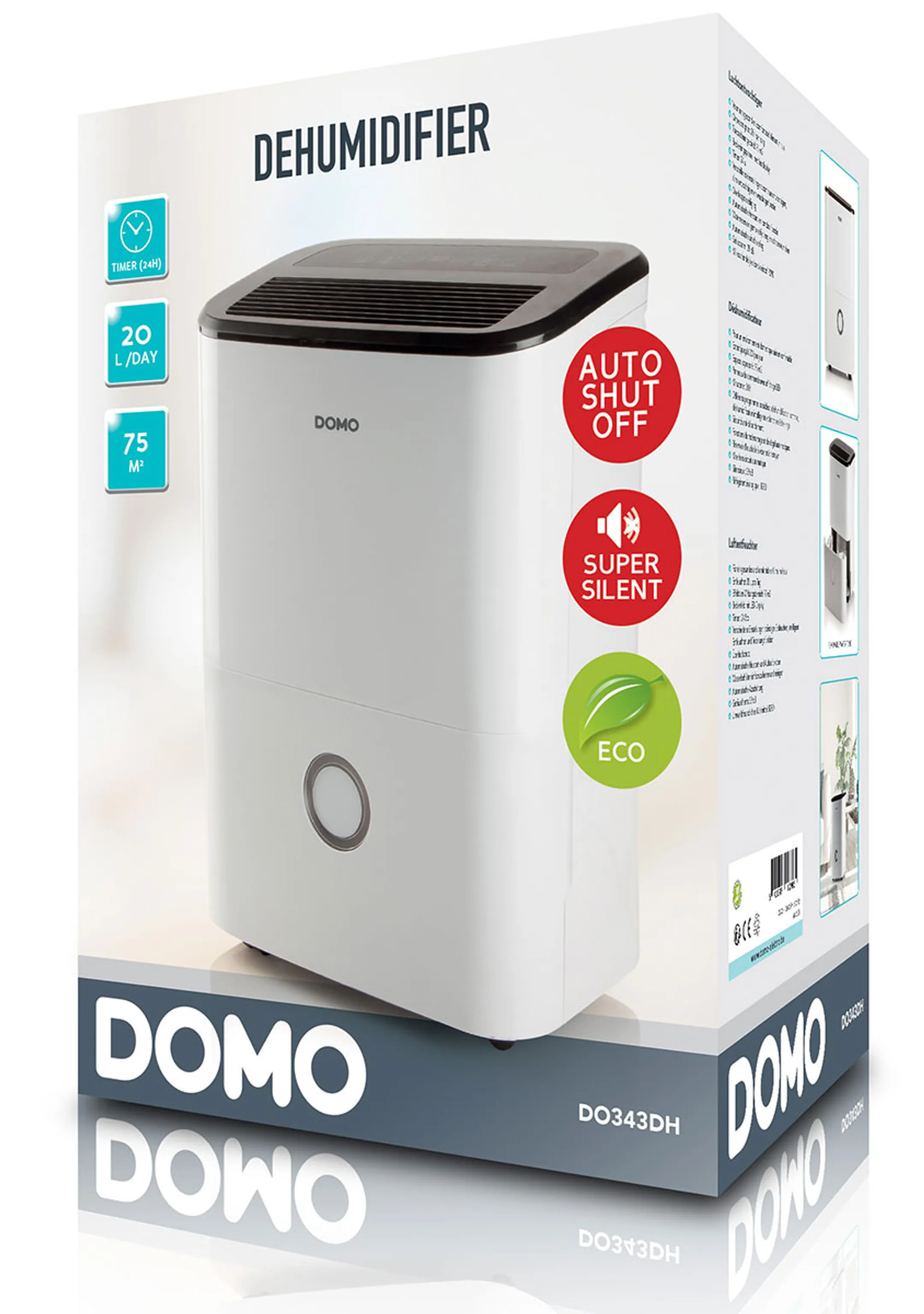 DOMO Déshumidificateur DO343DH image