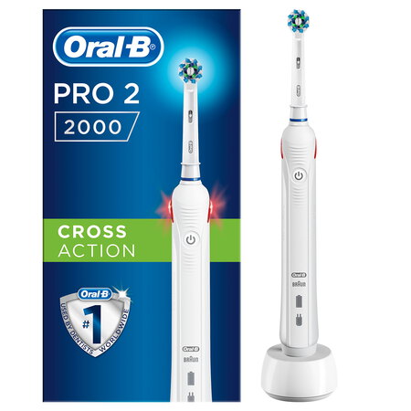 Oral-B Brosse à dents électrique Pro 2 2000 CrossAction