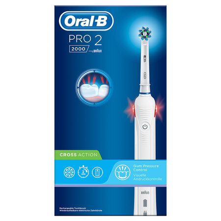 Oral-B Brosse à dents électrique Pro 2 2000 CrossAction
