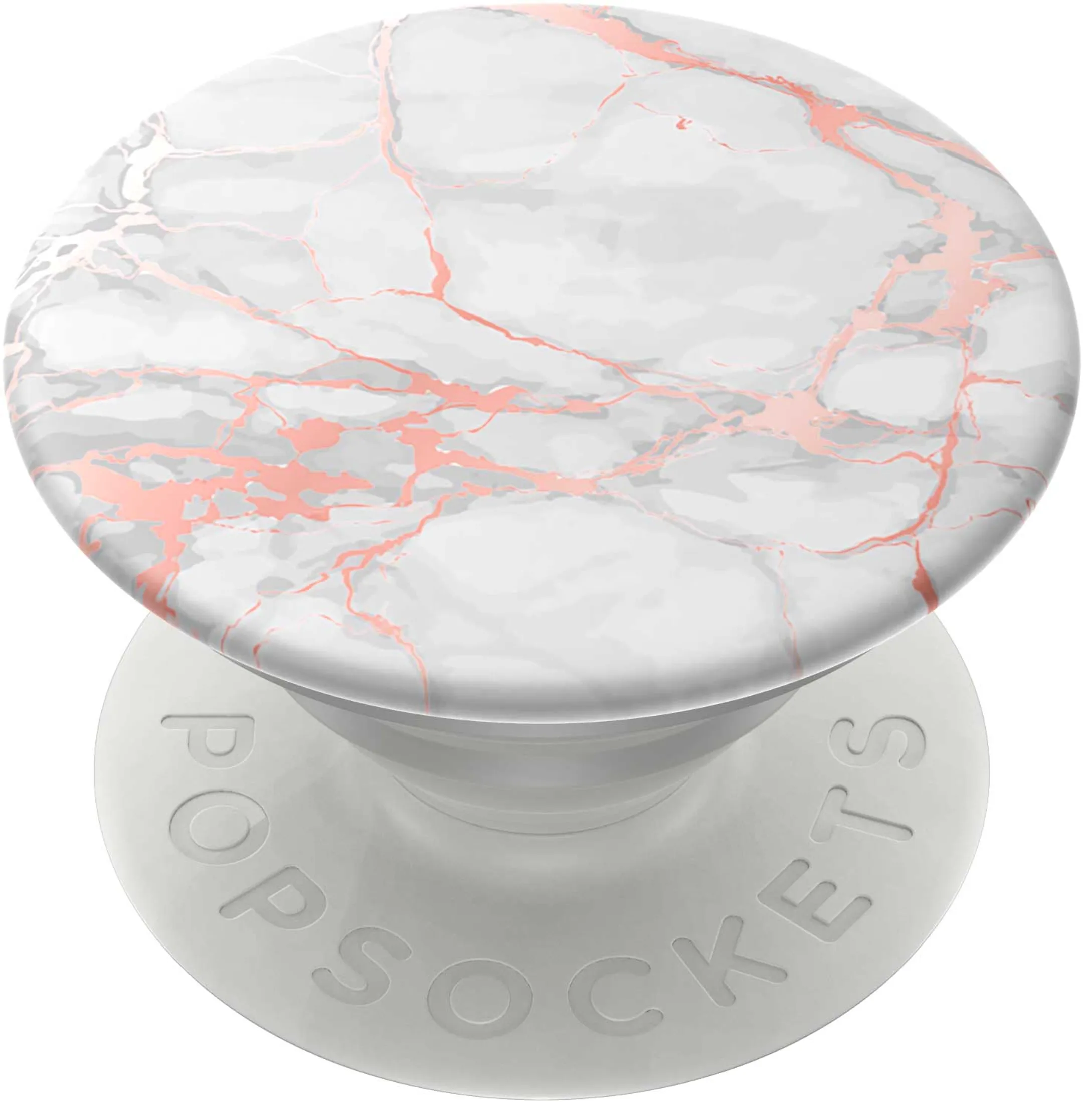 Support pour Smartphone PopGrip - Rose Gold Lutz Marble