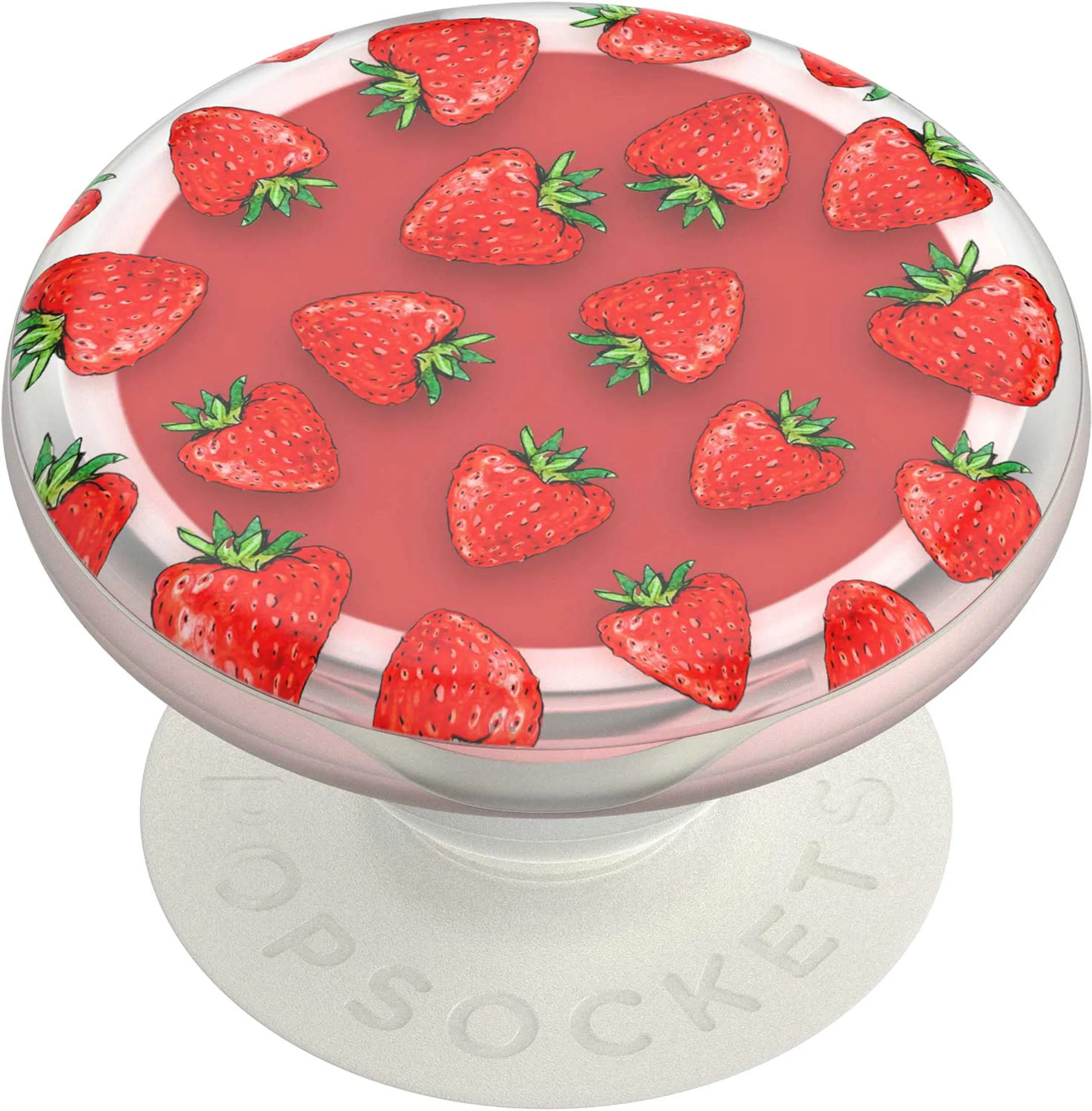 Popsocket Support pour Smartphone PopGrip - Strawberry Lips image