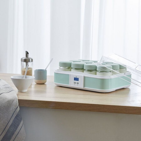 ESSENTIEL-B Yaourtière EYM4 12 pots + bac fromage blanc