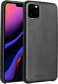 Adeqwat Coque en cuir pour iPhone 11 Pro Max - Noir