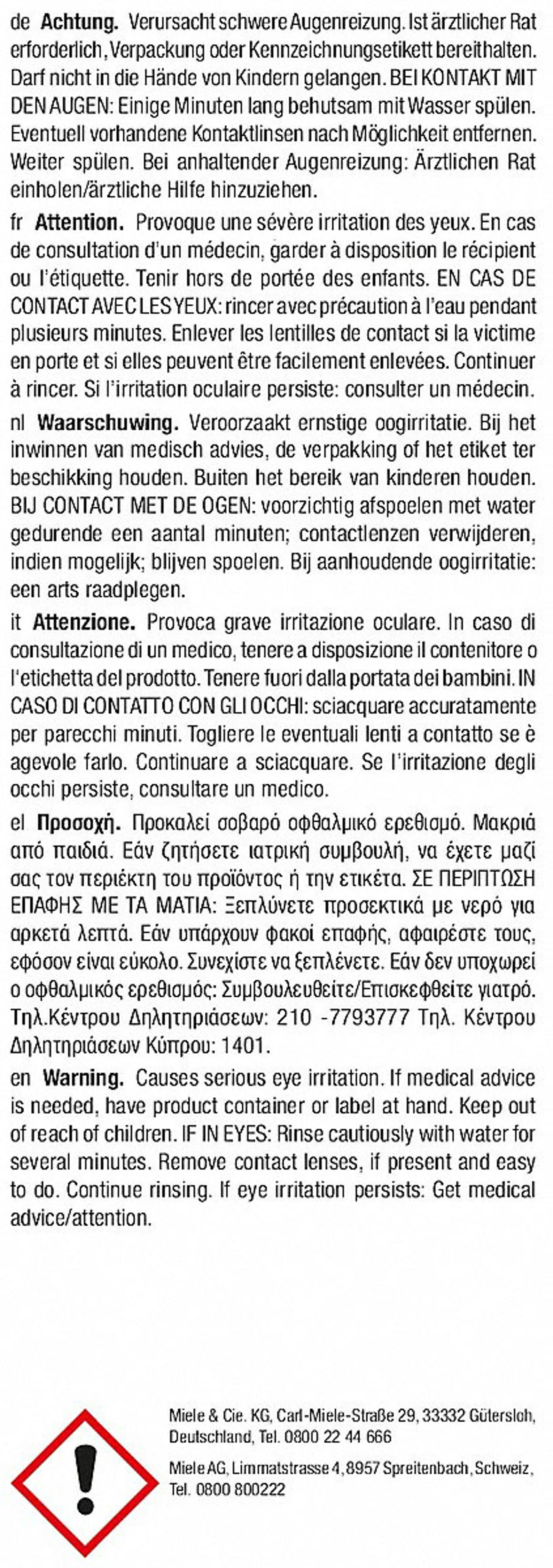 Miele UltraPhase 2 detergent - 1,4 L image