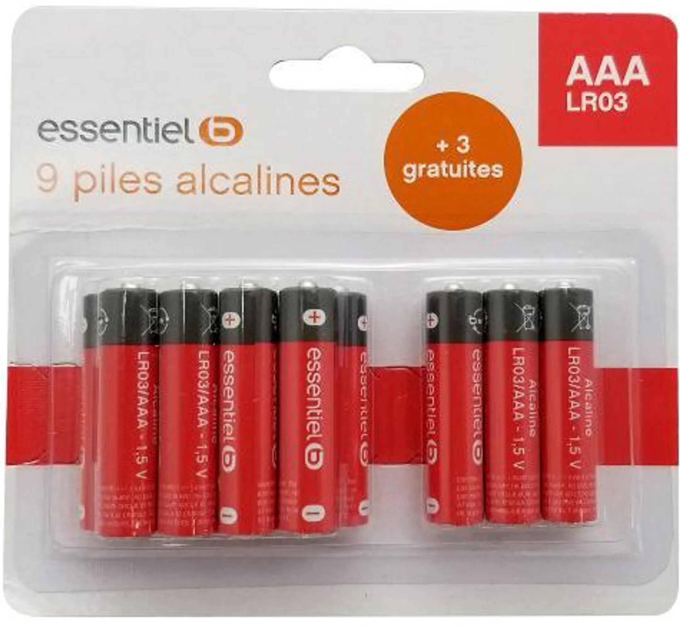 Pile 9+3 AAA LR03