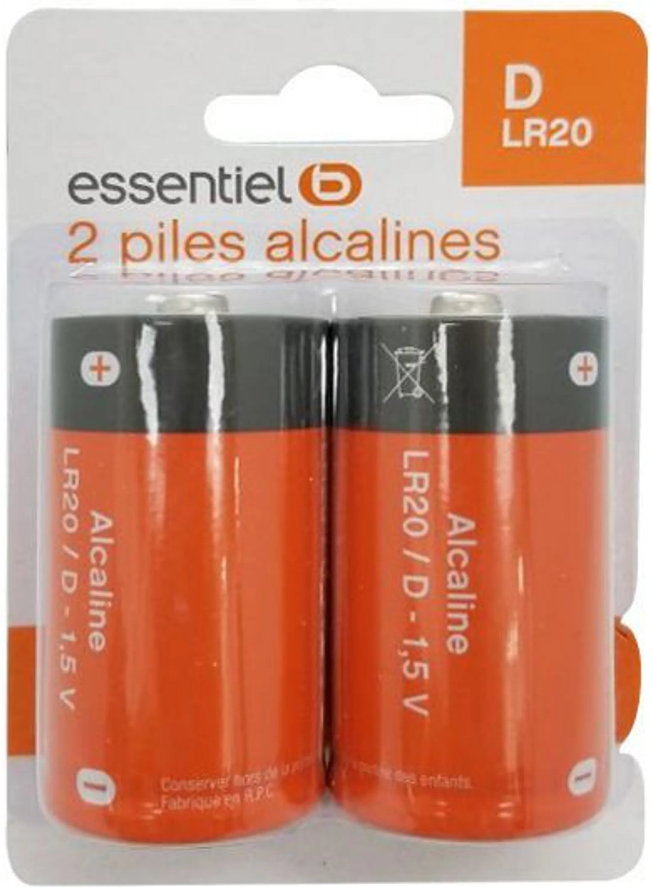 Pile D (LR20) X 2