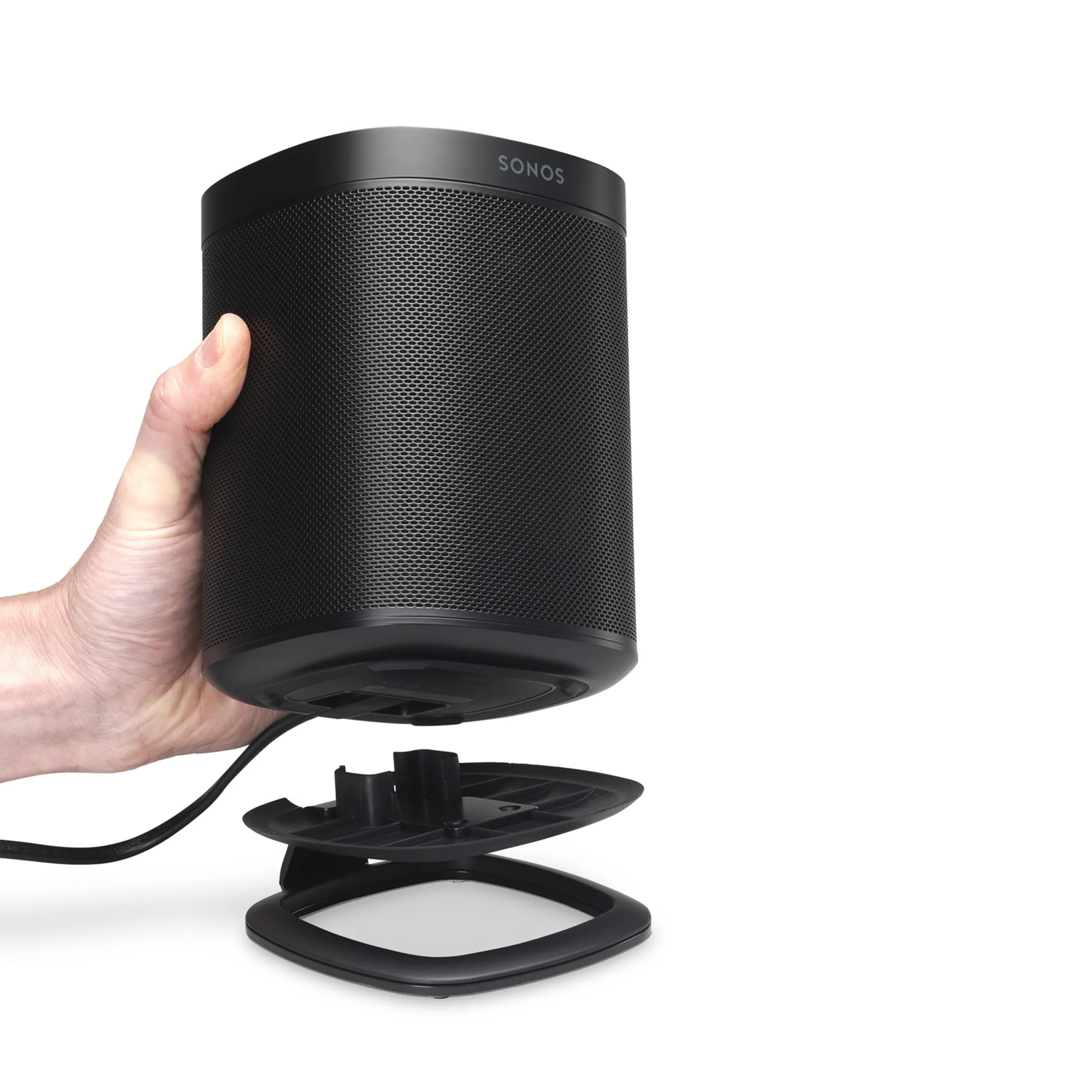 Flexson Speaker stand compatible Sonos One / SL / Play:1 - Black image