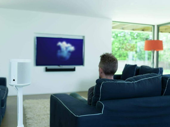 Flexson Support compatible Sonos One / SL / Play:1 2 pièces - Blanc