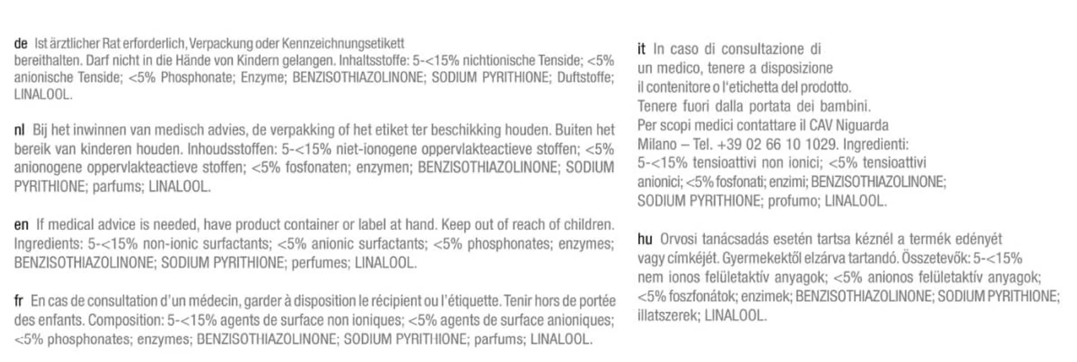 Miele WA CWC 0902 L Caps WoolCare image