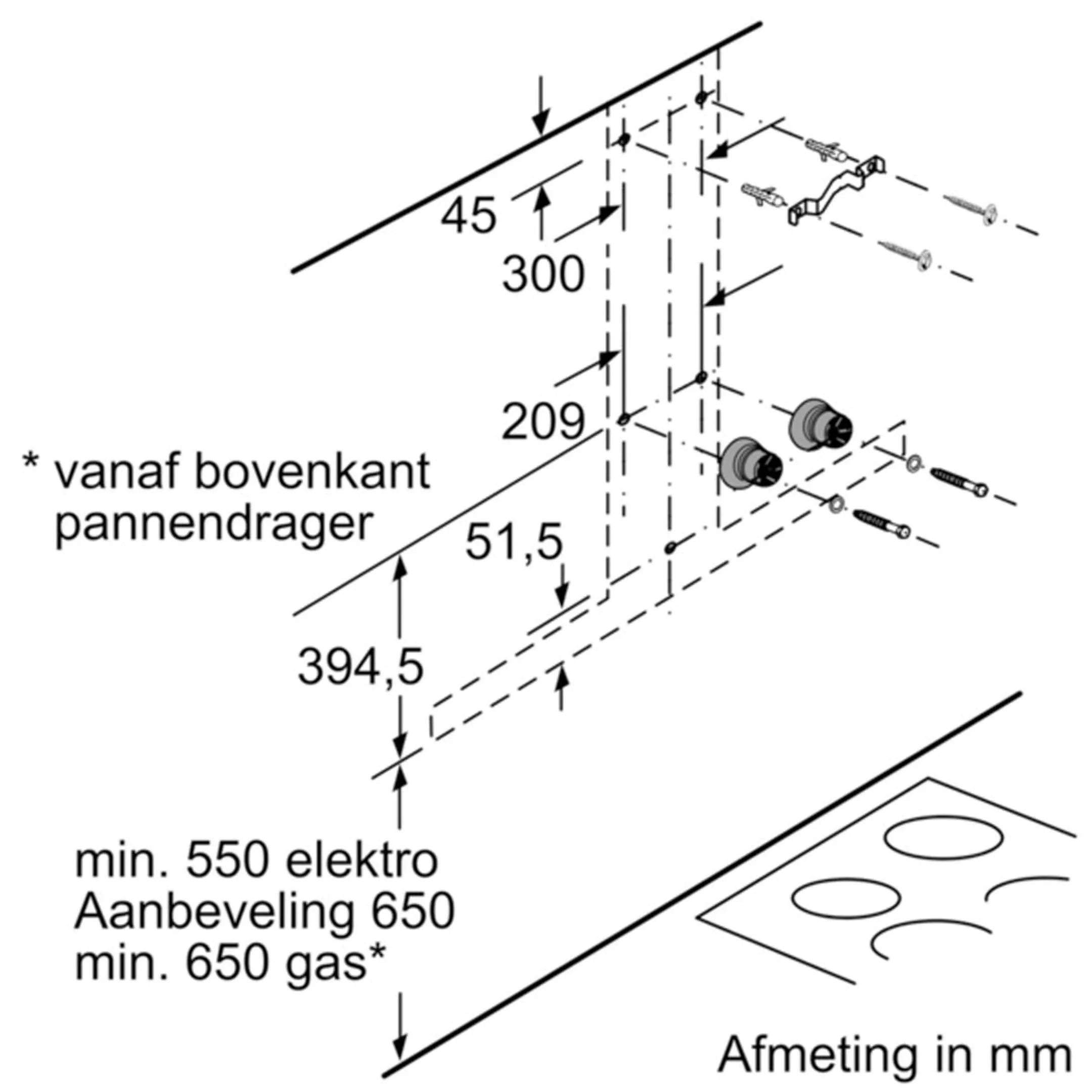 Siemens Dekorative Wandhaube iQ500 - LC97BIP50 image