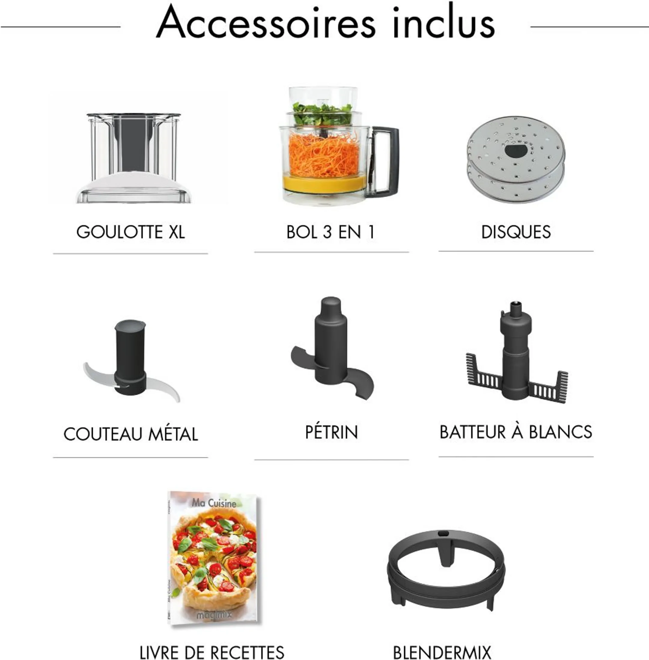 Magimix Robot multifonctions CS3200 XL 18370B image