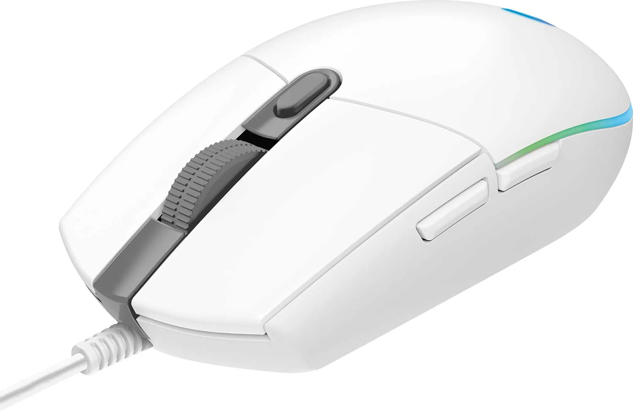 Logitech G Gaming Mouse G203 Lightsync - White image
