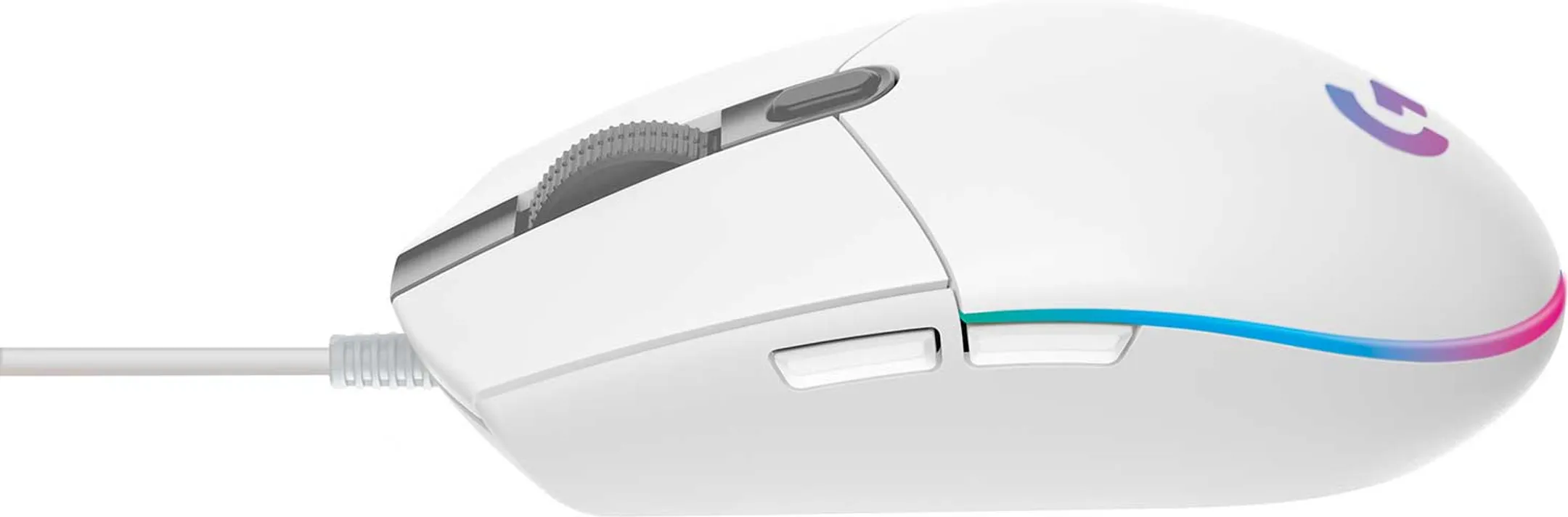 Logitech G Gaming Mouse G203 Lightsync - White image