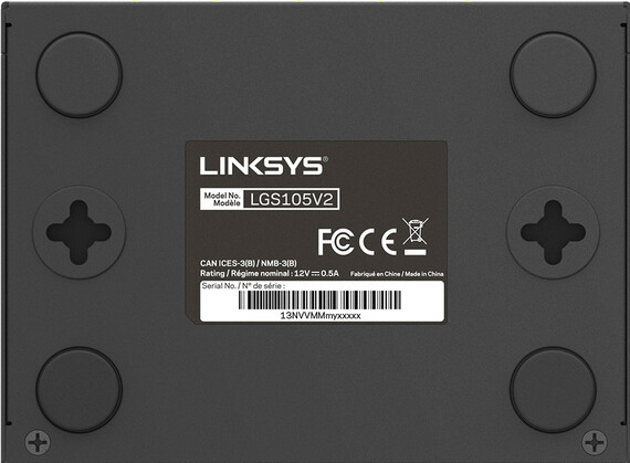 Linksys Switch 5 ports Gigabit Business LGS105