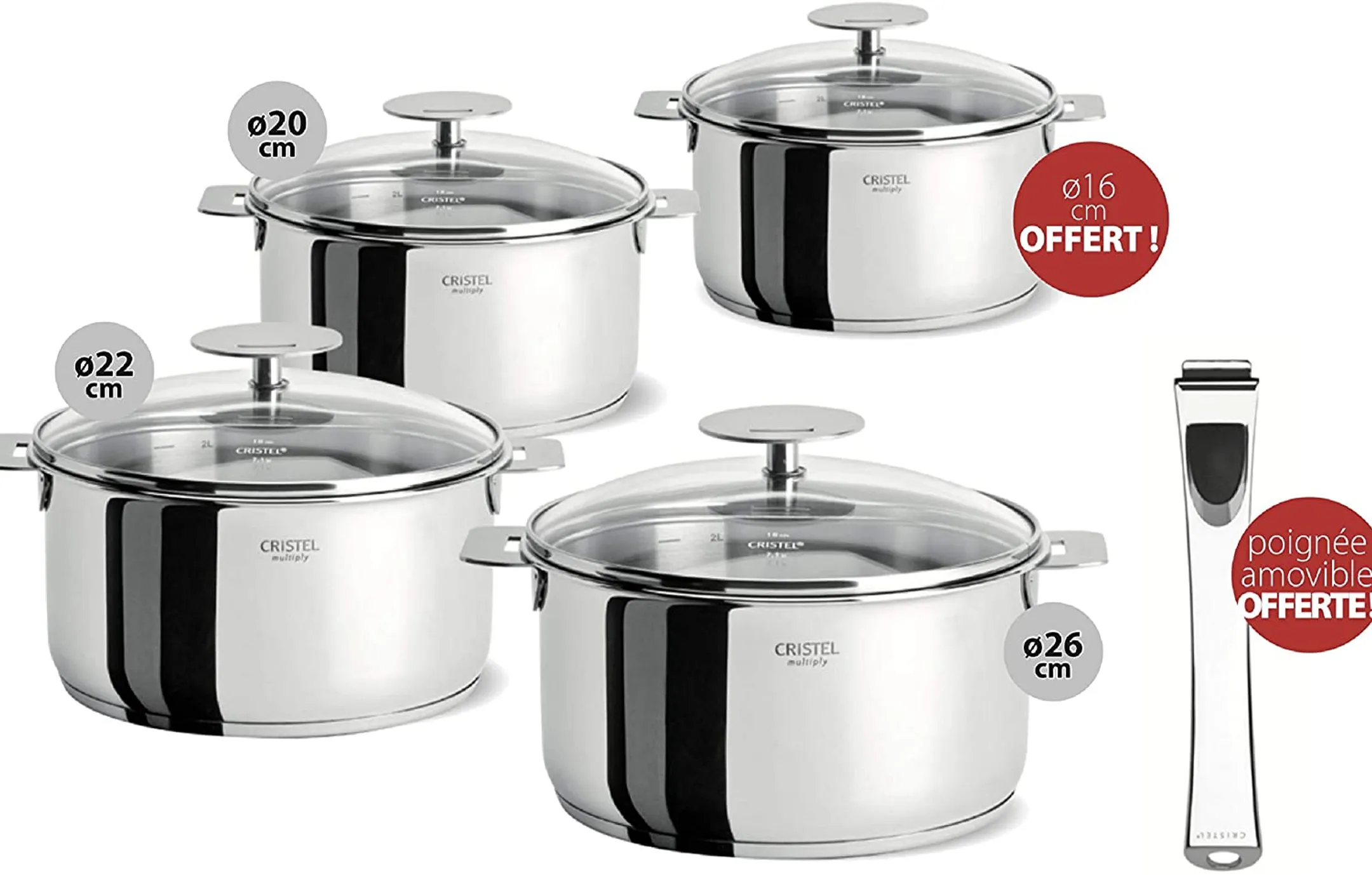 Set de casseroles Casteline STQMP9KPC
