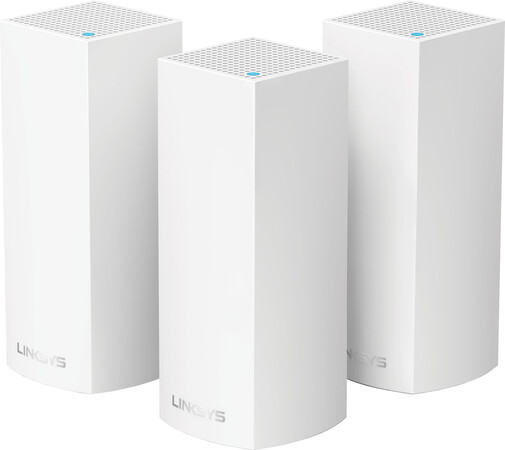Linksys Système Wi-Fi Multiroom Intelligent Mesh™ triple bande Velop AC6600 (Pack de 3) - WHW0303-EU