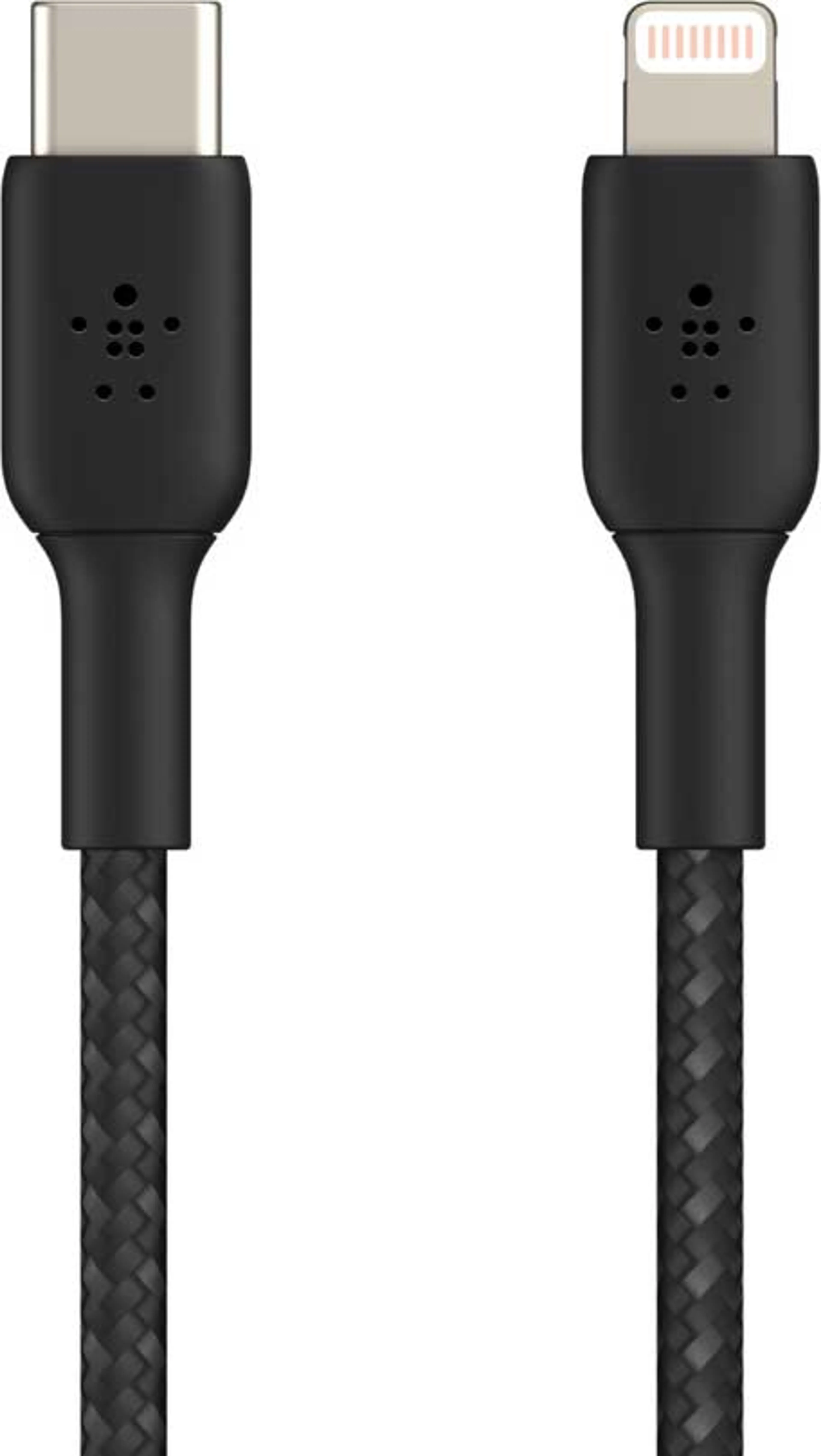 Belkin Câble BOOST↑CHARGE™ à gaine tressée Lightning vers USB C avec Power Delivery - 1 m image