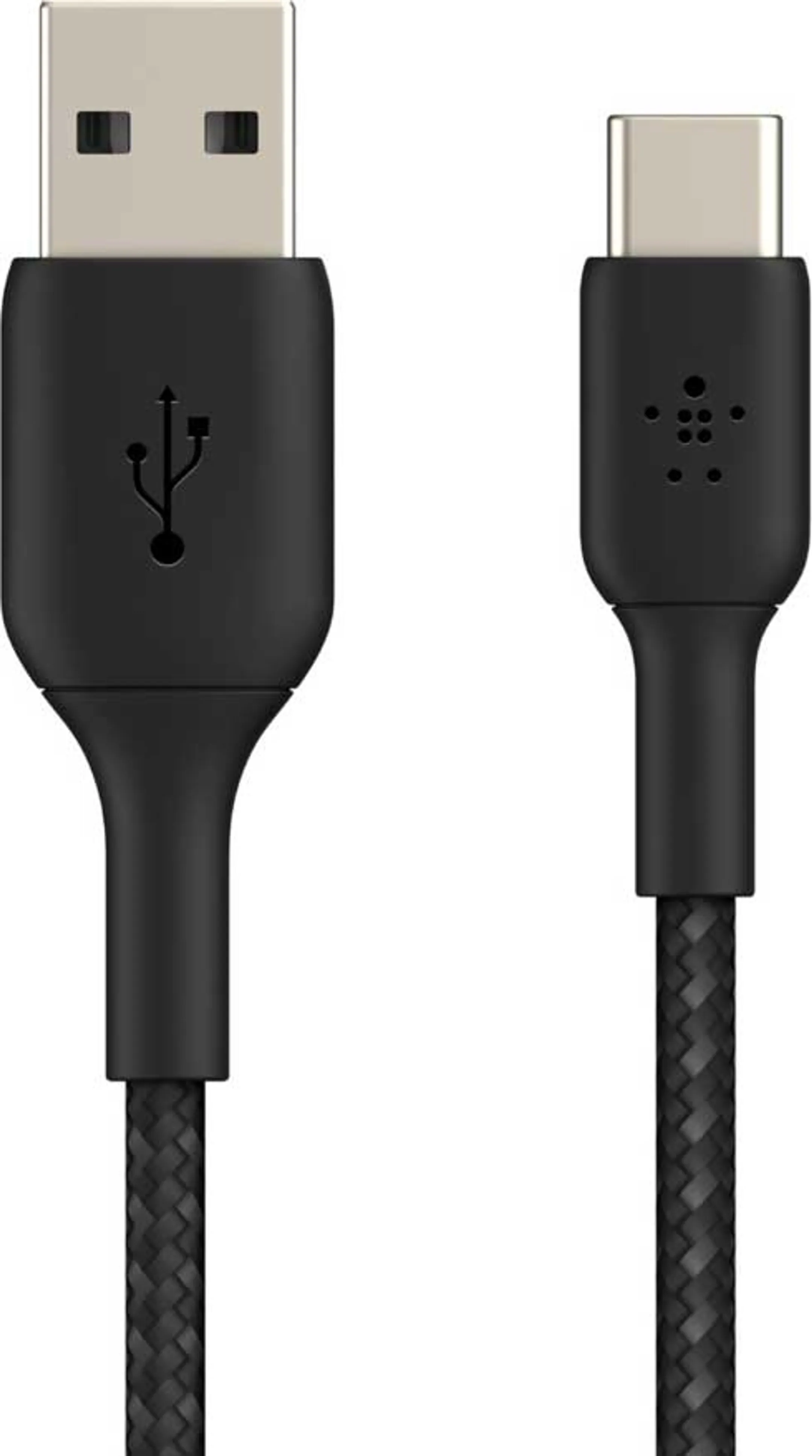 Câble BOOST↑CHARGE™ à gaine tressée USB C vers USB A - 1 m