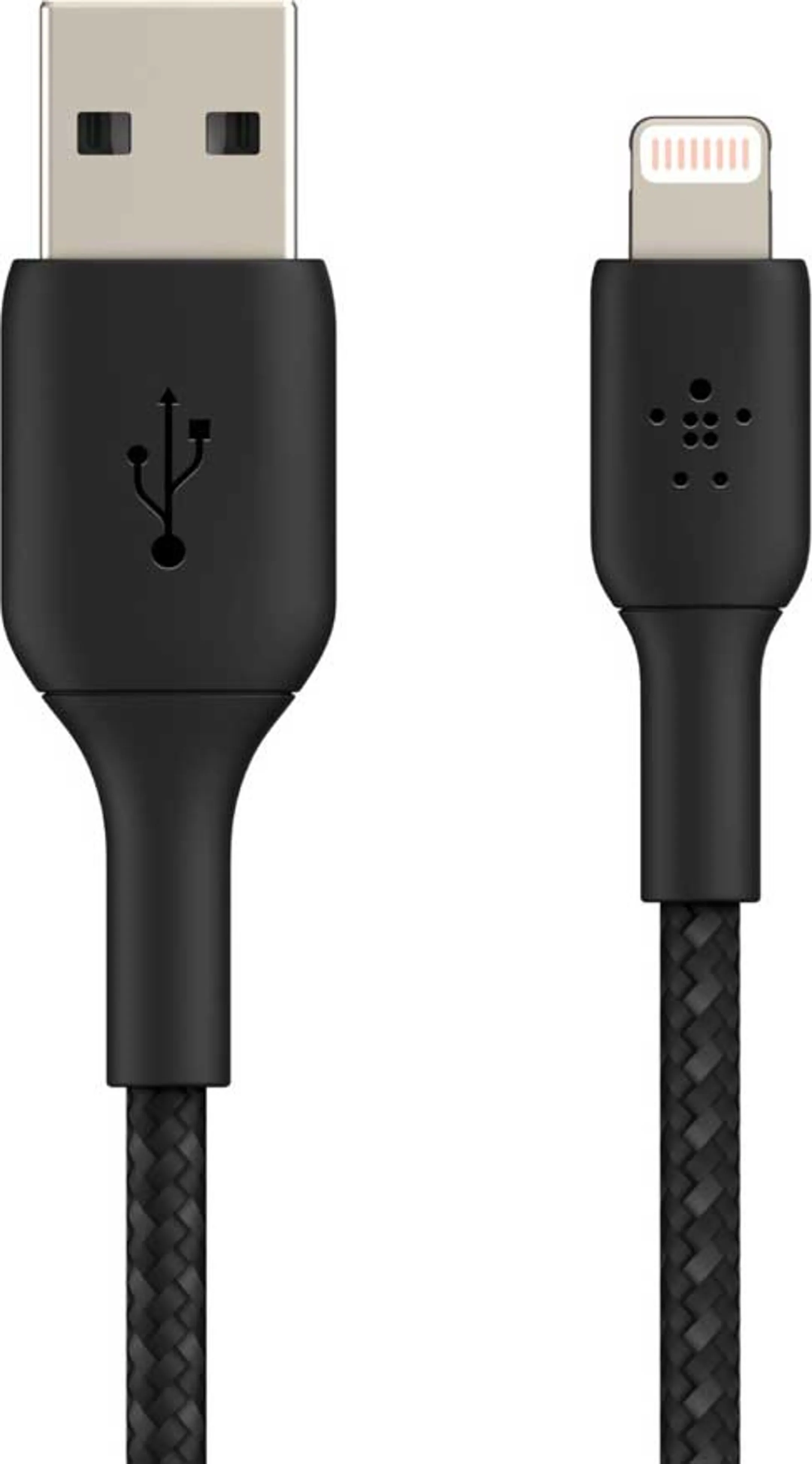 Câble BOOST↑CHARGE™ à gaine tressée Lightning vers USB A - 2 m