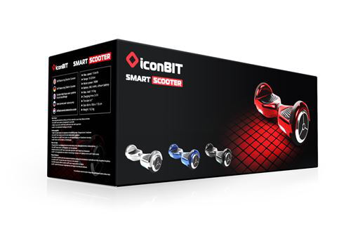 iconbit SD-0022K Smart Scooter Hoverboard - Blanc