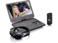 Lenco Lecteur DVD portable + Casque audio sans fil DVP-1017BK - Noir