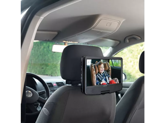 Lenco Lecteur DVD portable + Casque audio sans fil DVP-1017BK - Noir