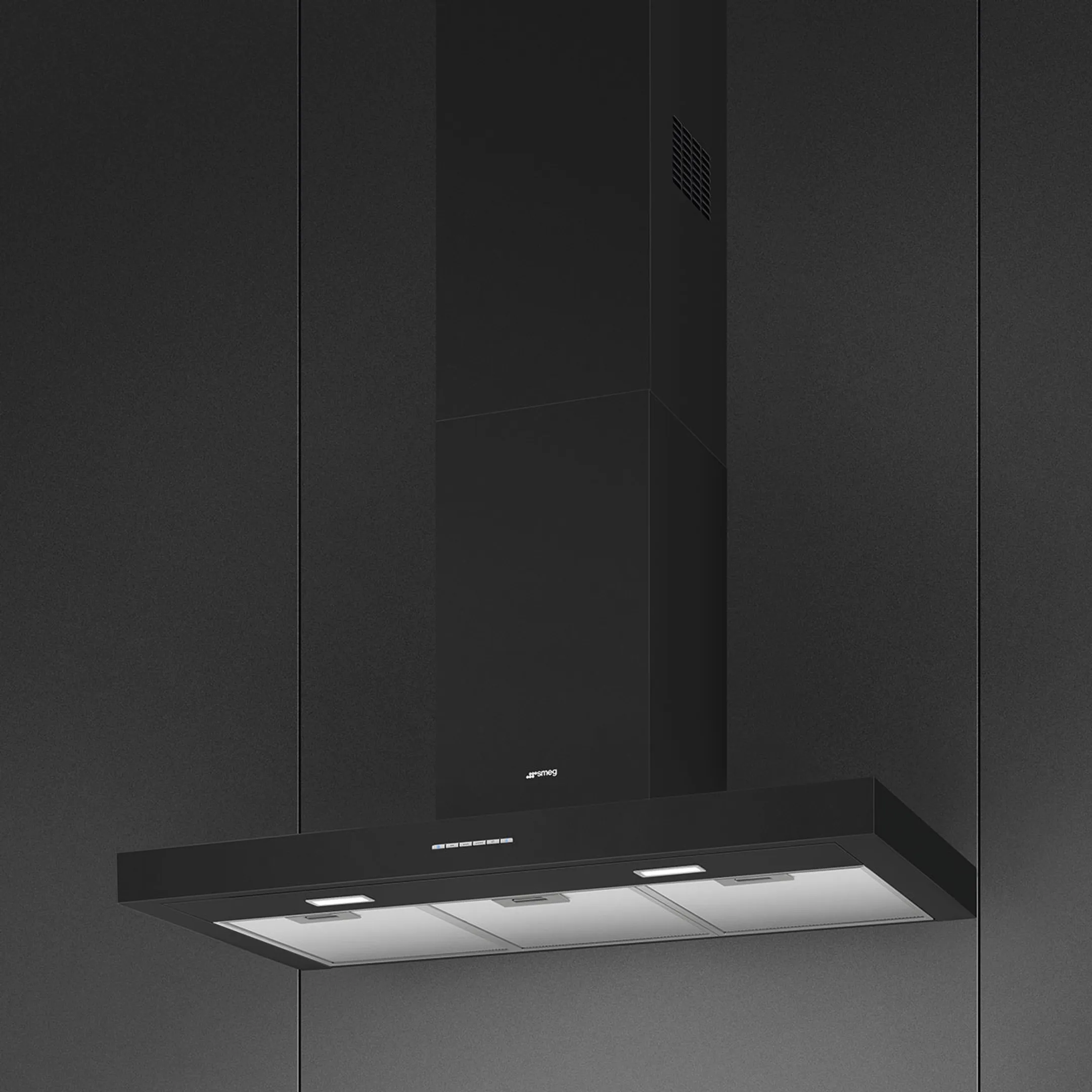 Smeg Hotte décorative KBT900NE - Noir Mat image