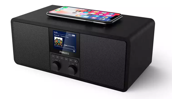 Philips TAR8805/10 Radio Internet, Charge sans fil Qi
