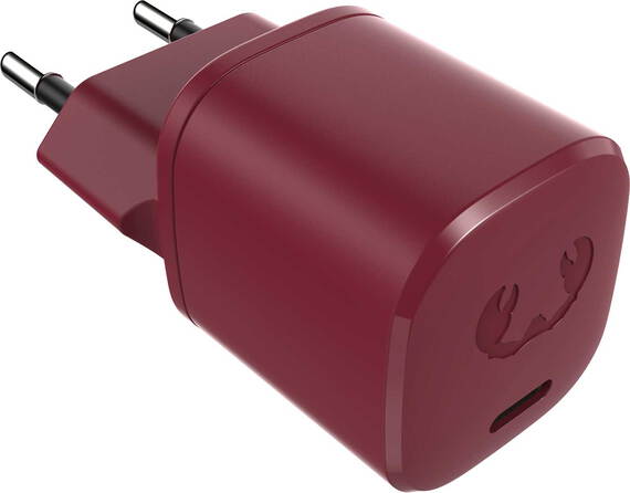 FRESH NREBEL Chargeur USB C mini 18 W avec câble Lightning - 1,5 m. Ruby Red