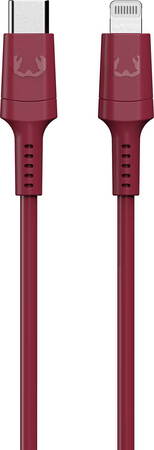 FRESH NREBEL Chargeur USB C mini 18 W avec câble Lightning - 1,5 m. Ruby Red