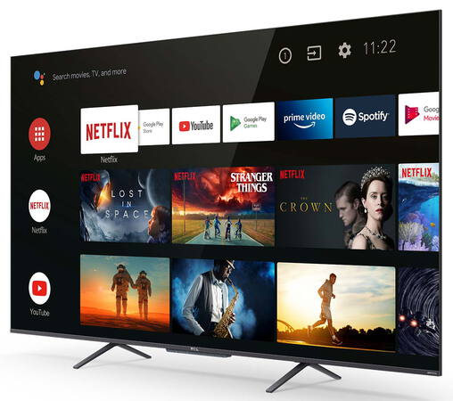 TCL TV QLED 4K 55C725 (2021) - 55 pouces