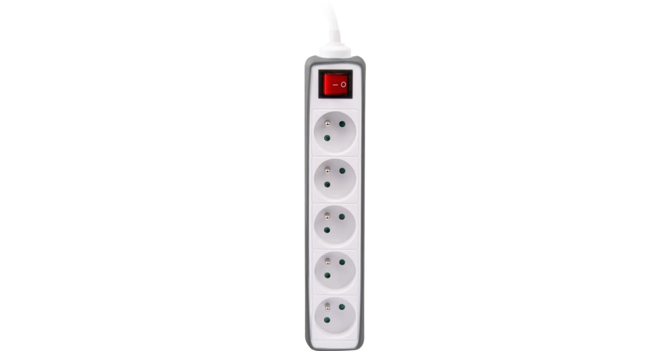 ESSENTIEL-B Multi-socket Silicone - 5 sockets - 16A - Gray image