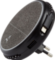 Adeqwat Chargeur secteur Magnétique noir-cable lightning intégré
